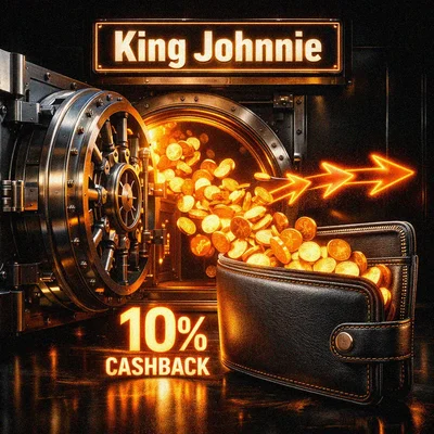 King Johnnie 10% weekly cashback offer